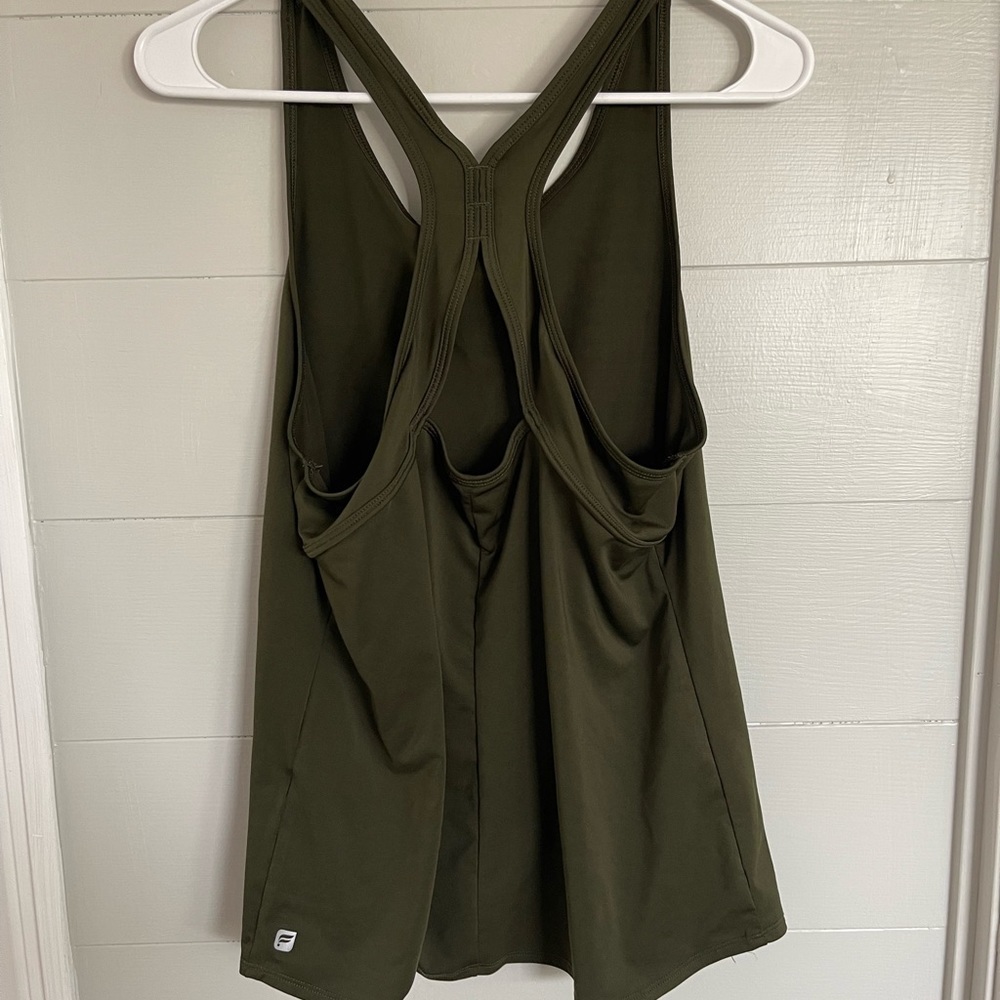 Fabletics Olive Green Racerback Tank Top - Picture 8 of 8